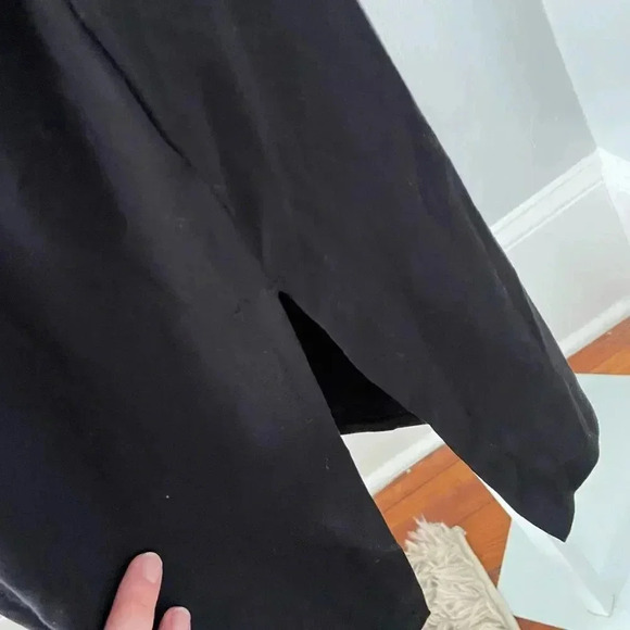 NWT Eileen Fisher Tie Front Jewel Neck Sleeveless Jersey Knit Dress size Small - Picture 7 of 13